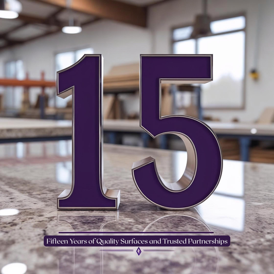 Celebrating 15 Years of Purple Granite: A Journey of Craftsmanship, Growth & Gratitude