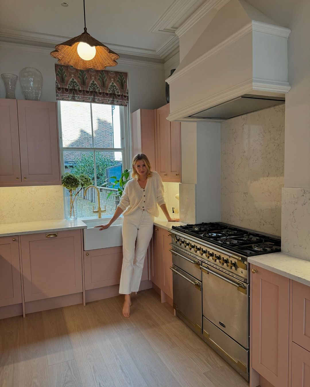 Millie Mackintosh Chooses Purple for Her Kitchen Worktops