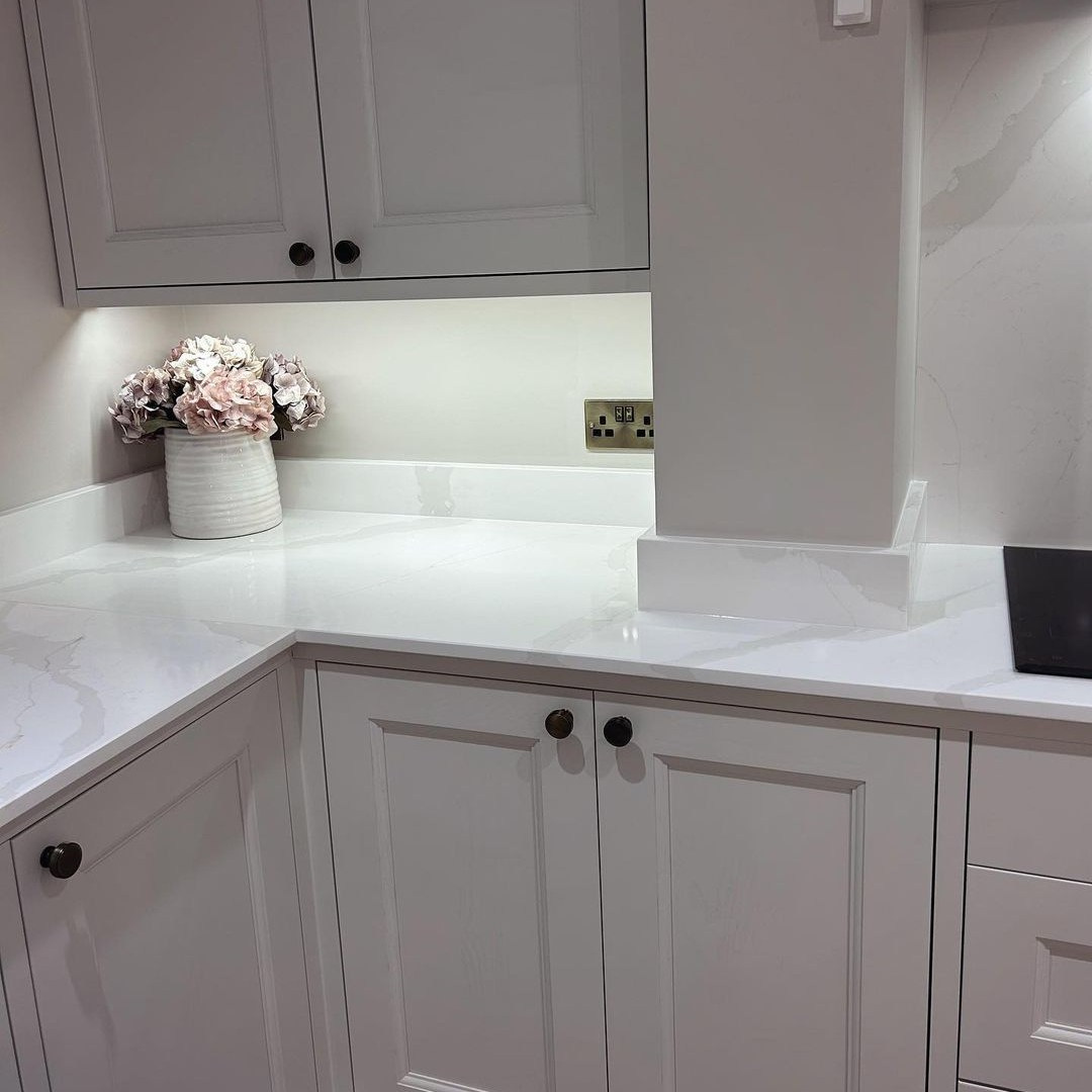 Calacatta Gold Quartz Kitchen Worktops