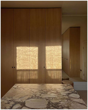  Calacatta Viola marble dressing room worktop.