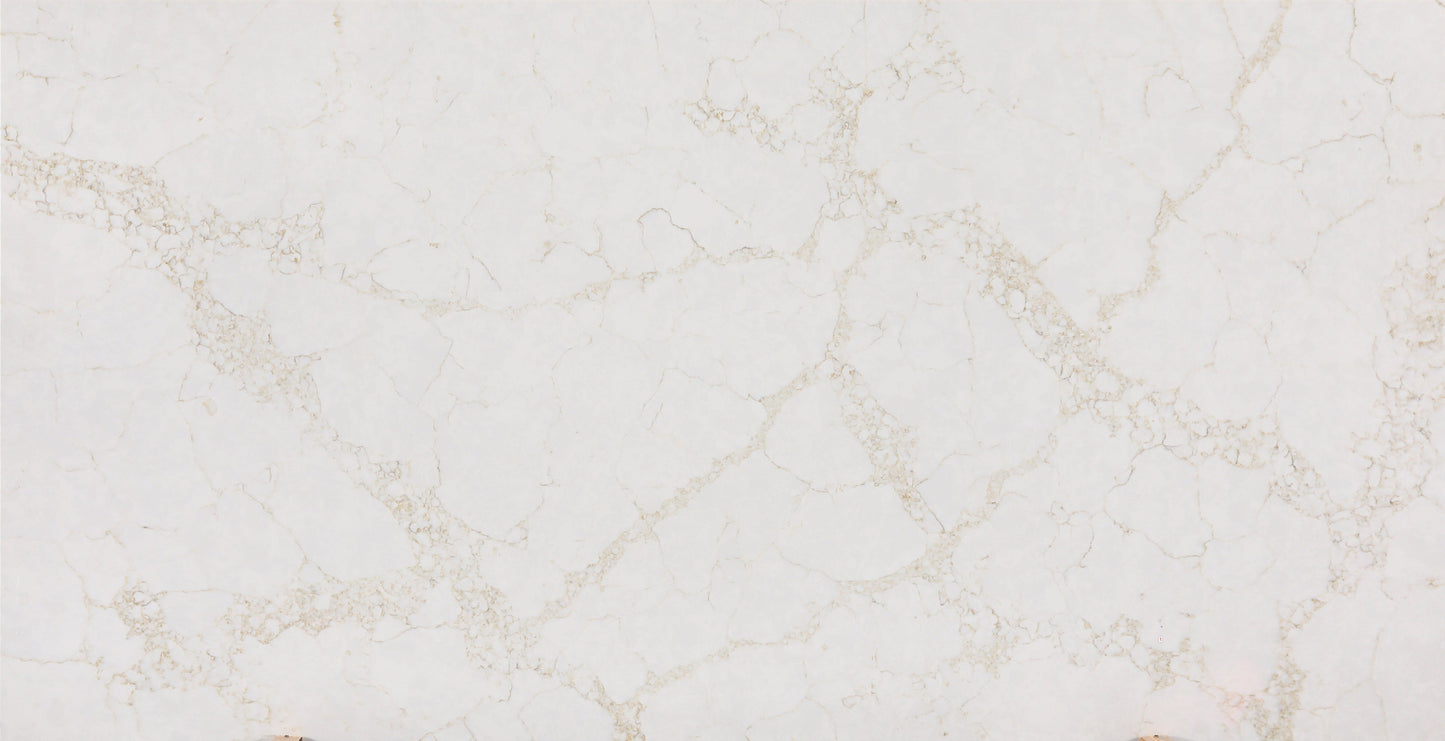 PQS Statuario Gold quartz worktop (equivalent to Minerox Calacatta Gold Superior)