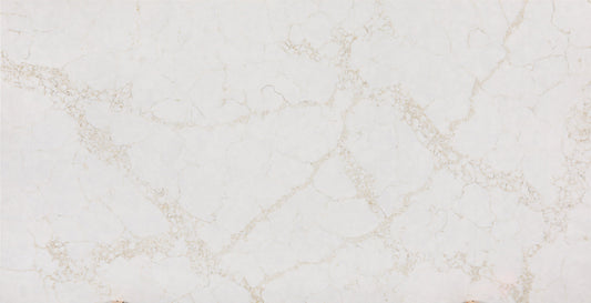PQS Statuario Gold quartz worktop (equivalent to Minerox Calacatta Gold Superior)