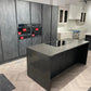 Unistone Tartufo dark grey quartz kitchen worktops