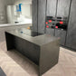 Unistone Tartufo dark grey quartz kitchen worktops