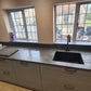 Unistone Tartufo dark grey quartz kitchen worktops