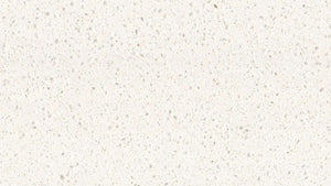 BQS Opus white quartz with a small fleck