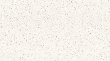 BQS Opus white quartz with a small fleck