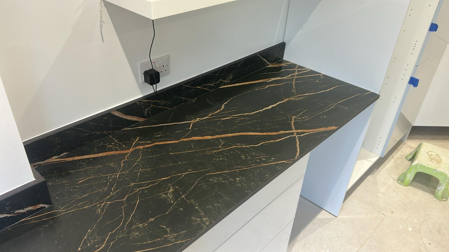 Purple Porcelain Surfaces Tiger Noir