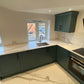Uniceramica Statuario White Marble Effect Porcelain Kitchen Worktops