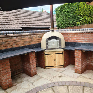 Steel Grey Granite Worktops for Outdoor Kitchen